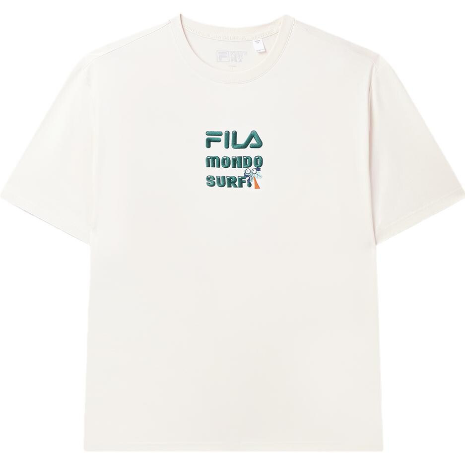

Футболка мужская Off-white Fila, кремовый