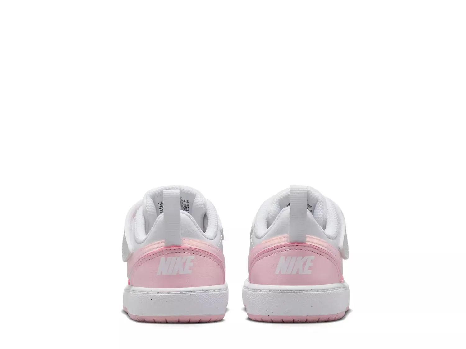 Кроссовки Court Borough Low Recraft - детские Nike, White/Pink — фото 2