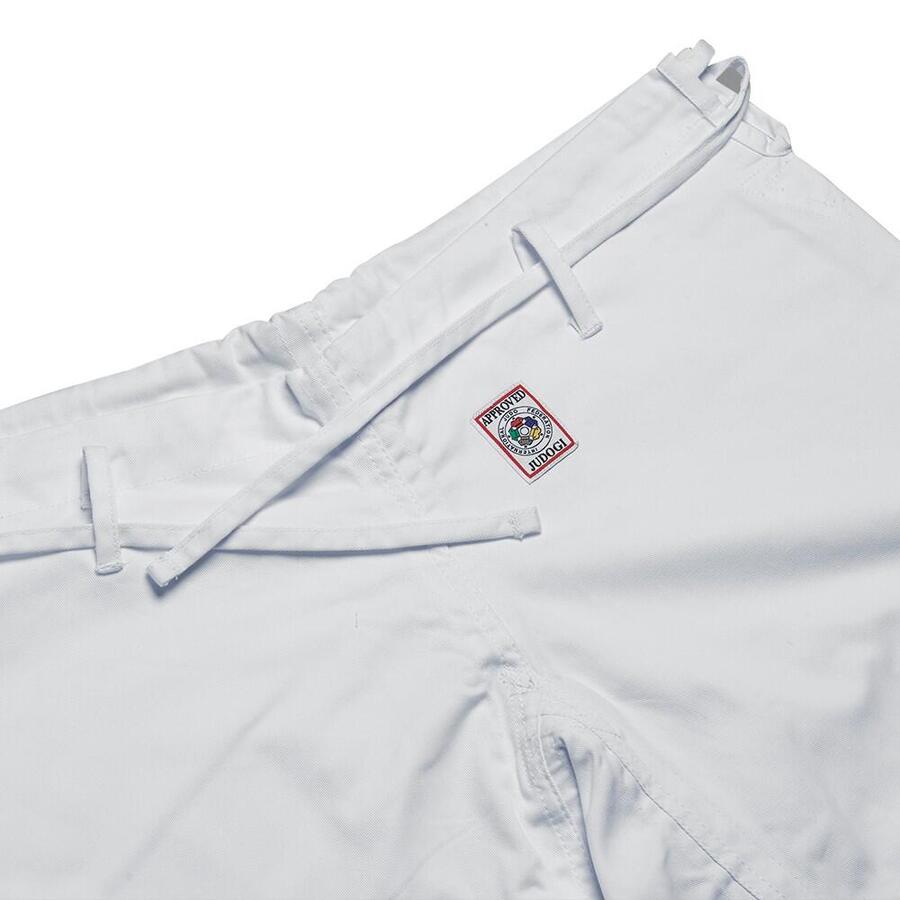 Куртка для дзюдо adidas CHAMPION III IJF - Модель 1 JIJFS-JAC, белые/черные полосы — фото 3