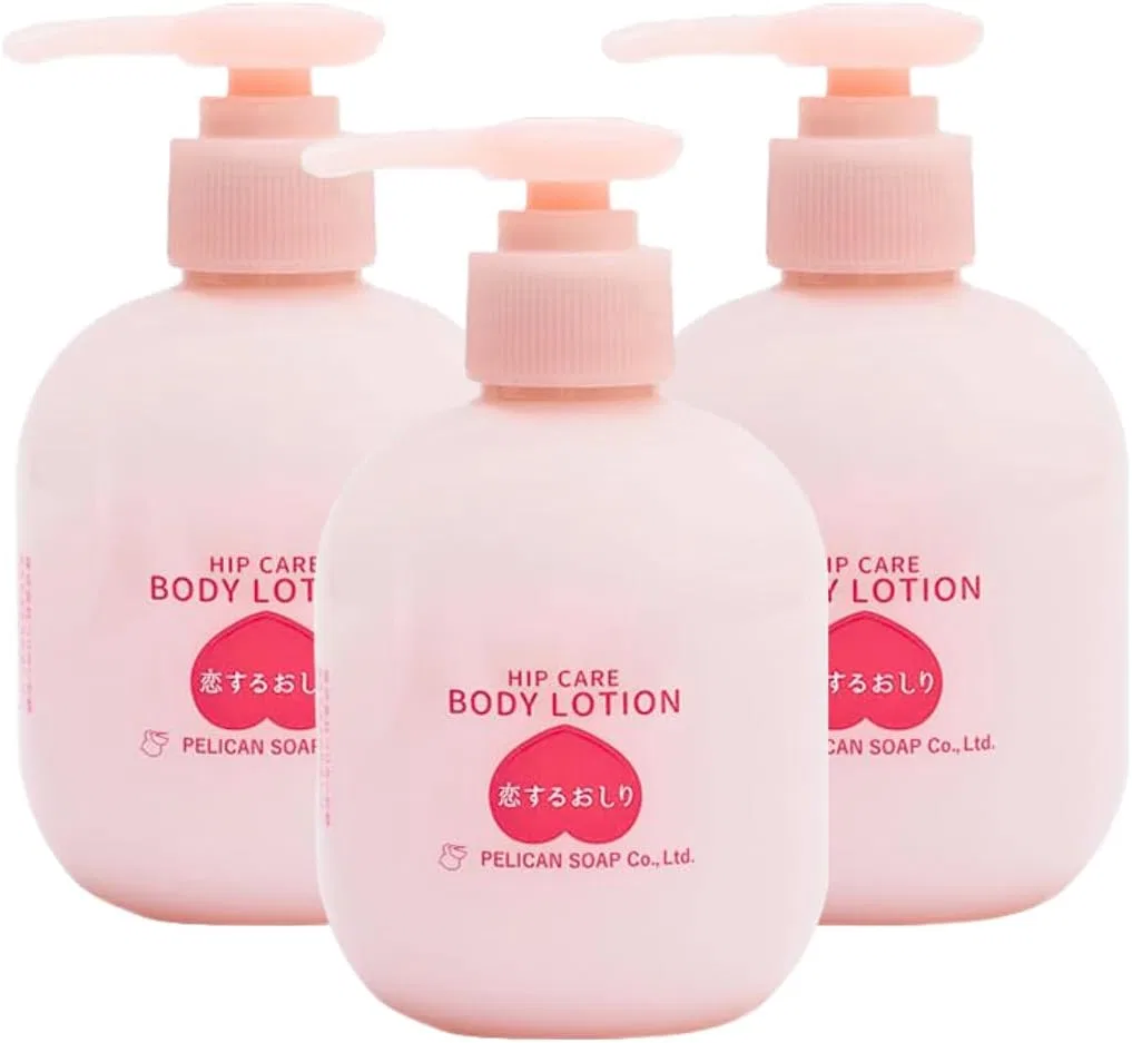 Лосьон для тела Koisuru Ass Hip Care Body Lotion, увлажняющий, 200 мл, аромат сладкого персика, набор 3 шт