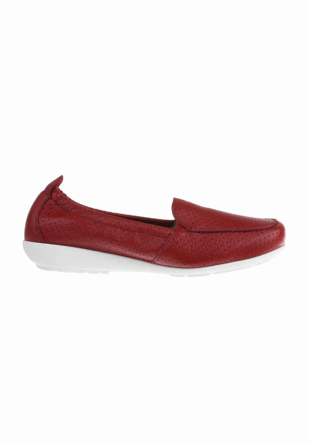 Мокасины Adela на ударопрочной подошве Natural Feet, темно-красный — фото 3