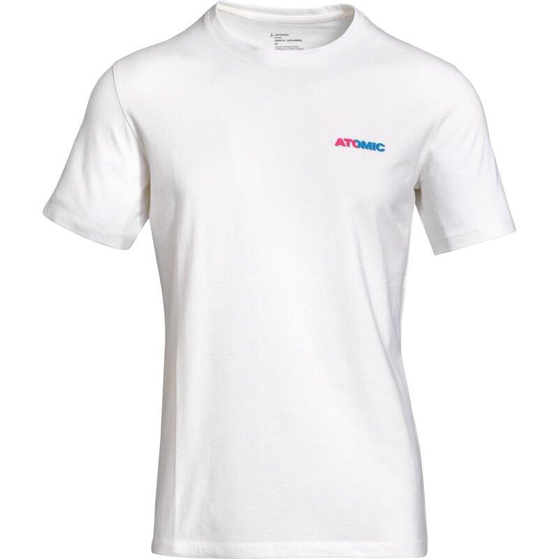 

Футболка с рисунком m, белая Atomic, мультиколор