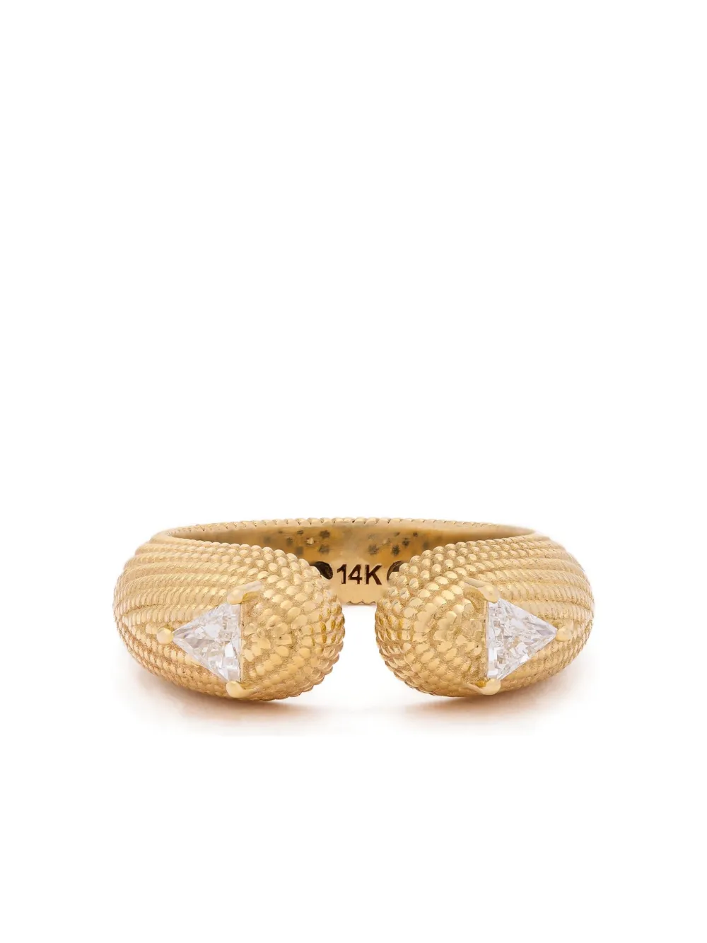 

Кольцо Écaille из желтого золота 14 карат Yrusha, золотистый