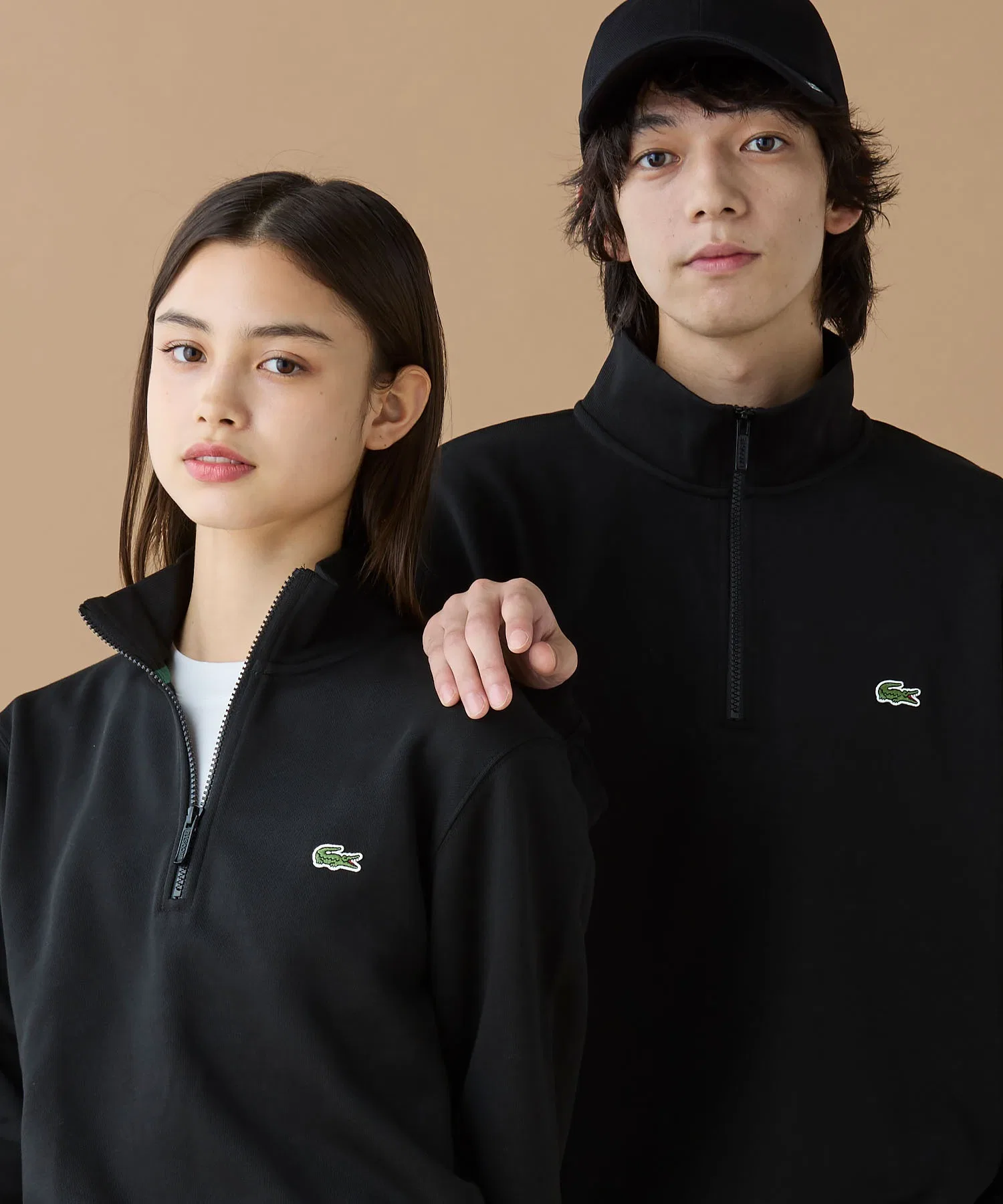 Толстовка Uniqlo с молнией, однотонная, черная — фото 3