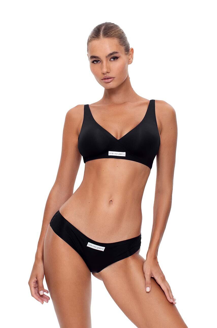 

Бразильские трусы SECOND SKIN BRIEF GOD SAVE QUEENS, черный