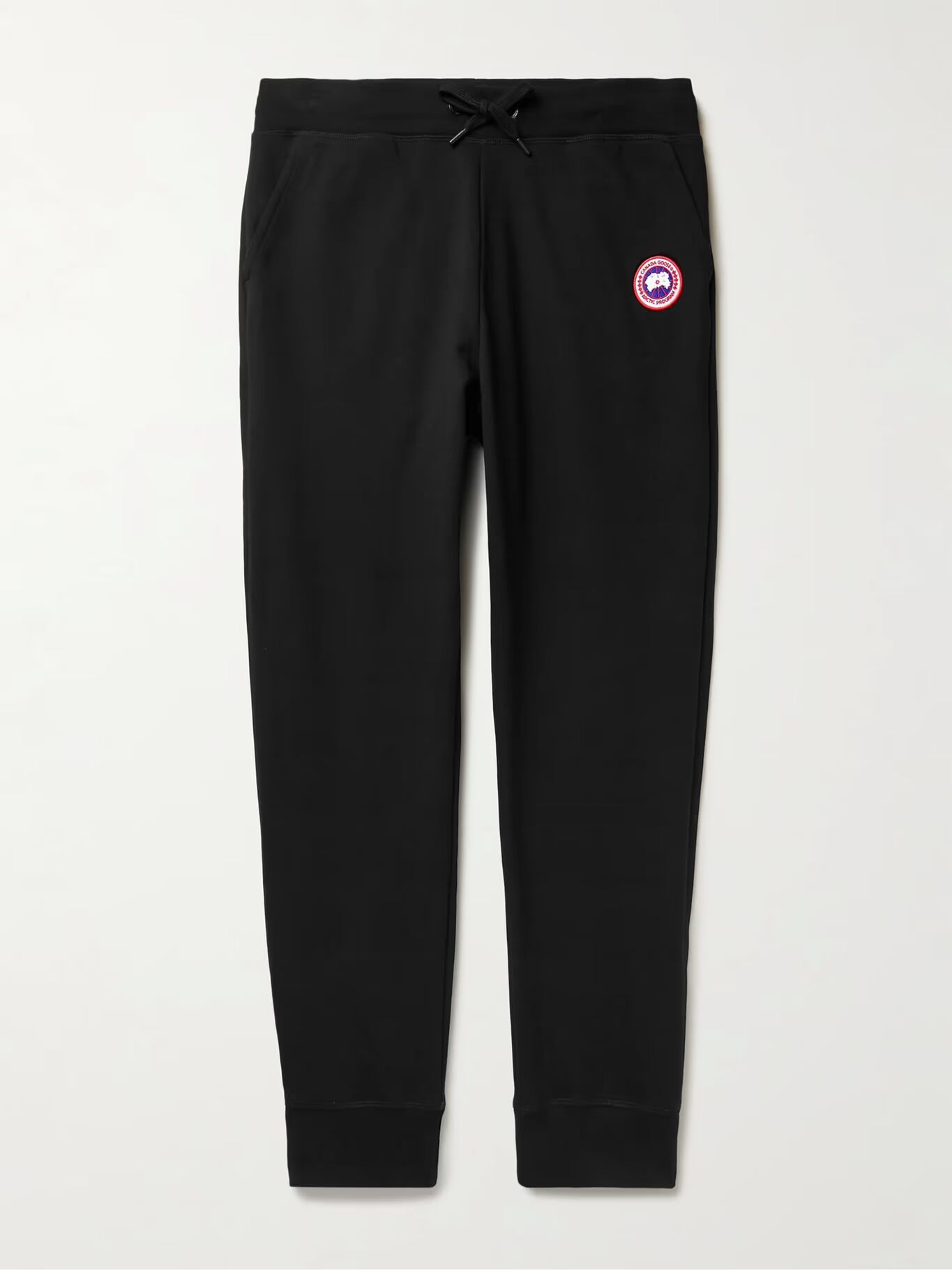

Спортивные брюки Huron Tapered из хлопкового джерси с аппликацией логотипа CANADA GOOSE, черный
