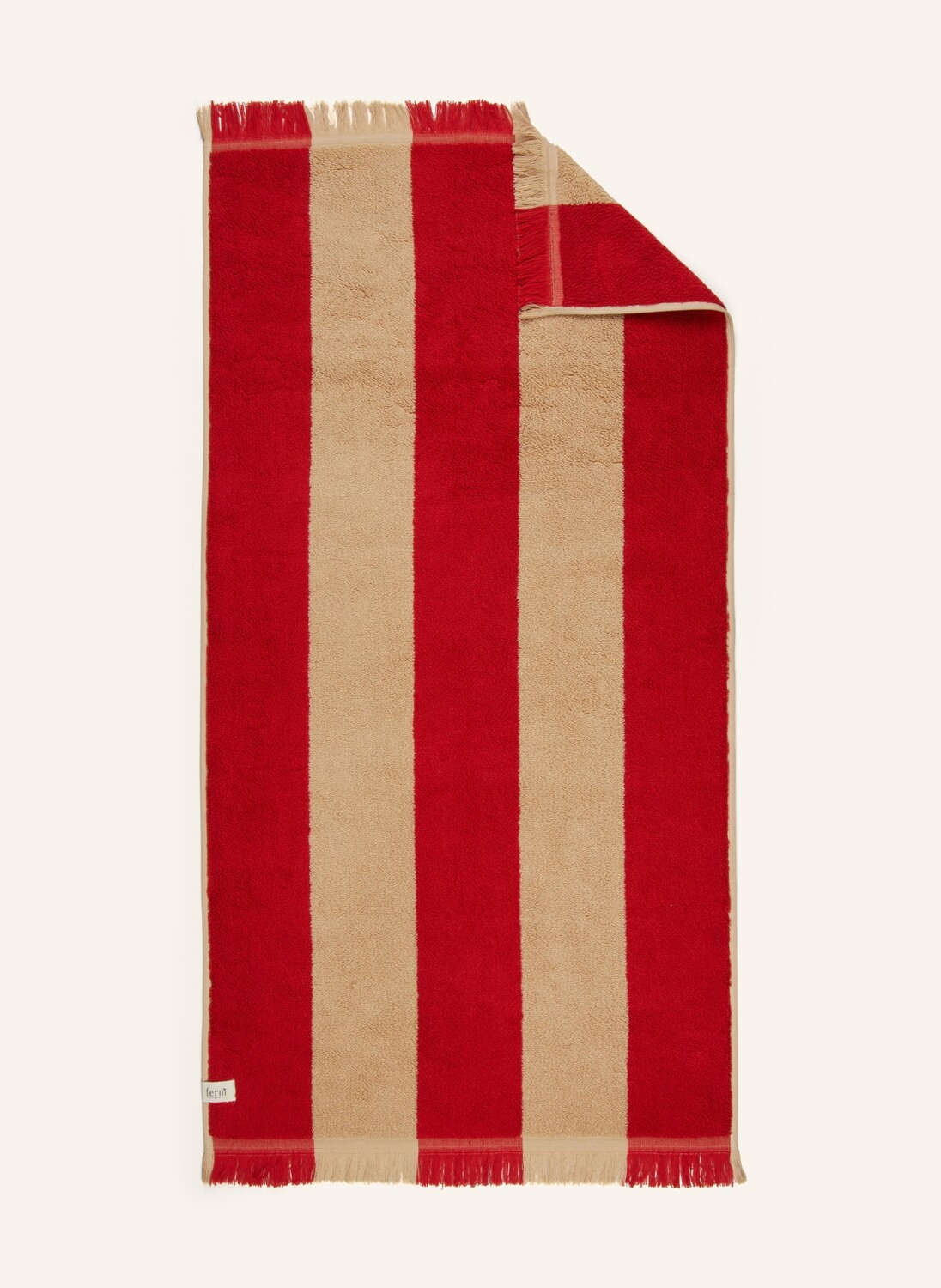 

Полотенце для рук Ferm Living ALEE, 50x100 см, цвет beige/rot