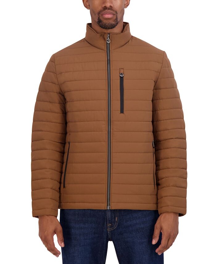 

Мужская стеганая куртка переходного периода Nautica, коричневый