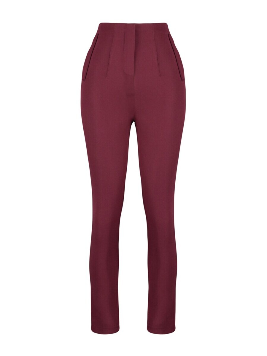 

Тканевые брюки Trendyol Slim fit Pants, бордовый
