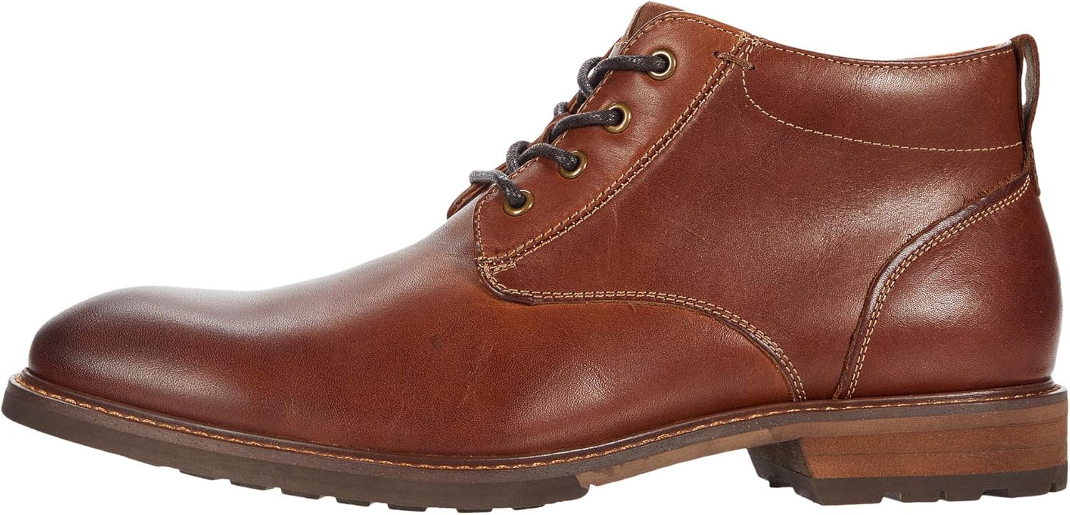 Мужские ботинки Florsheim Lodge Chukka с простой носочной частью, Chestnut — фото 4
