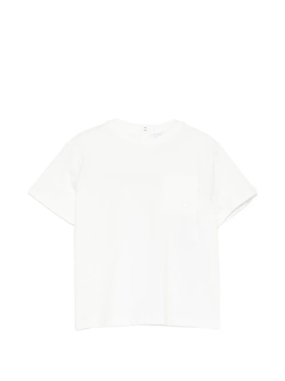 Футболка с нагрудным карманом Emporio Armani Kids, белый