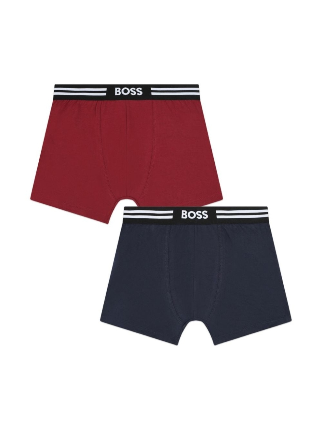 

BOSS Kidswear трусы с логотипом на поясе (комплект из двух шт.), синий