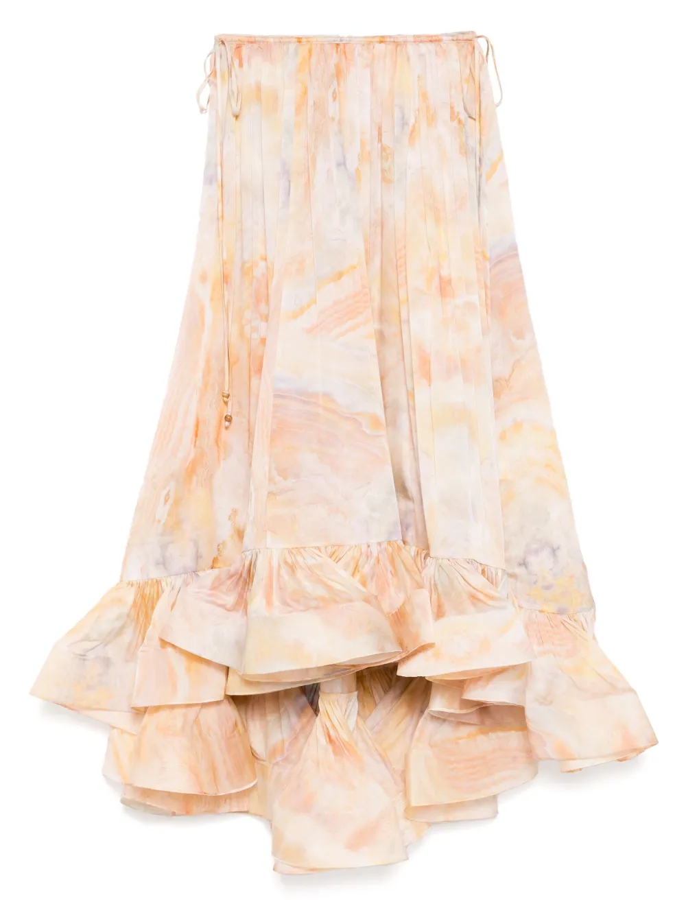 

Юбка макси Flounce ZIMMERMANN, желтый