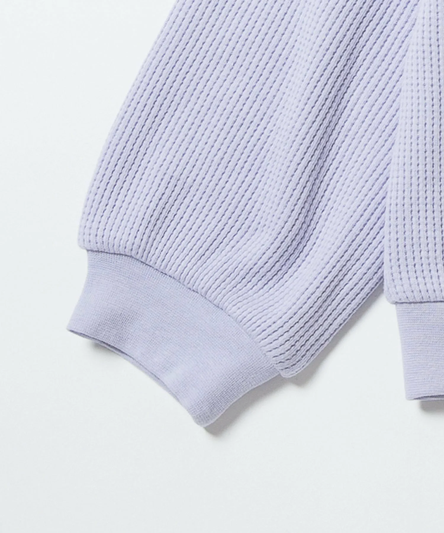 Вафельный кардиган Ever Closet, цвет Light Purple — фото 3