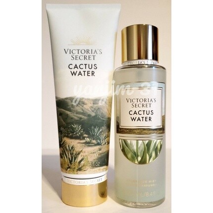 Набор из 2 ароматов воды Victoria Secret Cactus Water: спрей для тела 8,4 жидких унции и лосьон 8 унций., Victoria'S Secret — фото 2
