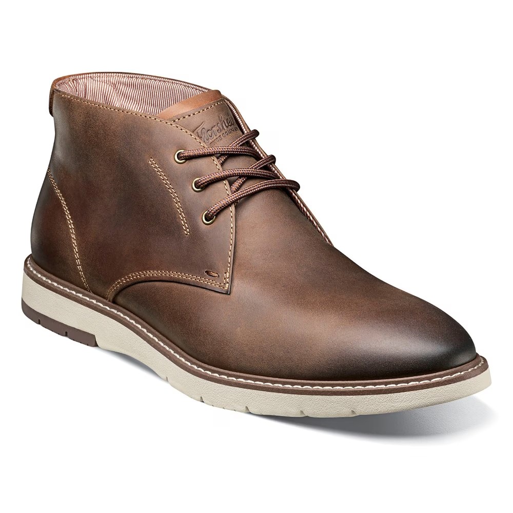 

Ботинки-Чукка Vibe с простым носком Florsheim, коричневый