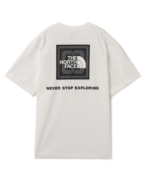 

Футболка с коротким рукавом, квадратный логотип в виде банданы THE NORTH FACE, белый