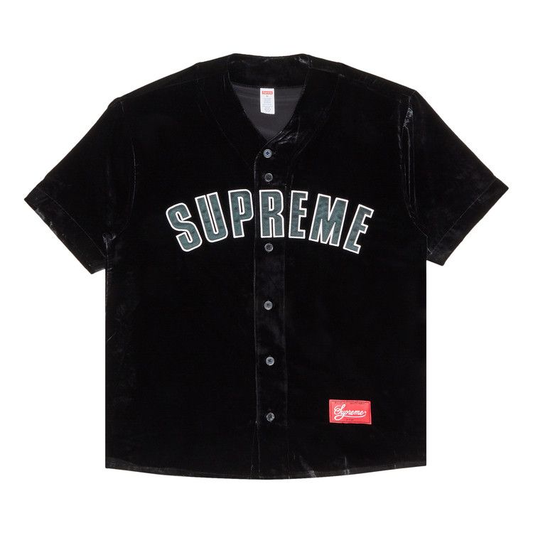 

Джерси Supreme Velvet Baseball Jersey, Black