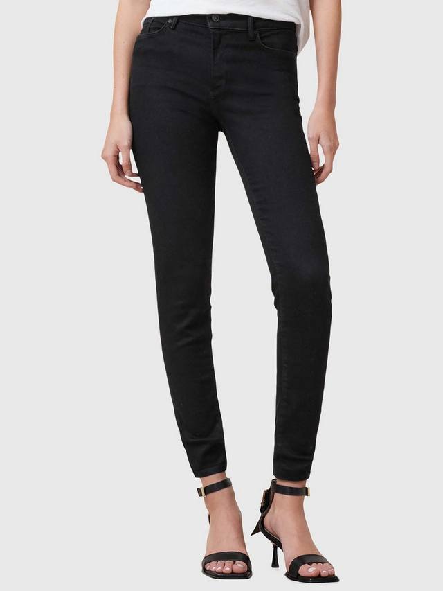 

Джинсы miller sizeme AllSaints, черный