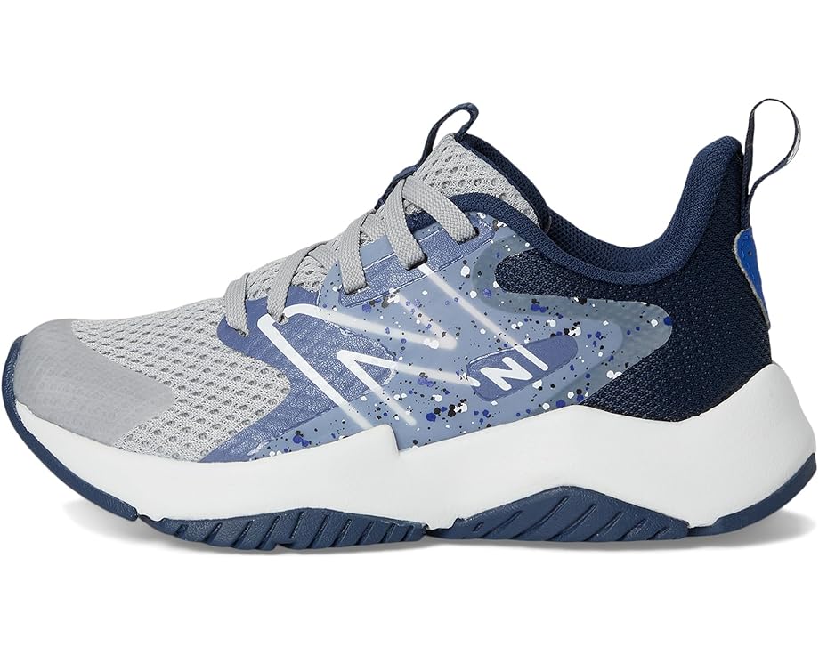 Кроссовки New Balance Kids Rave Run v2, цвет Raincloud/Dream State/Nb Navy — фото 4