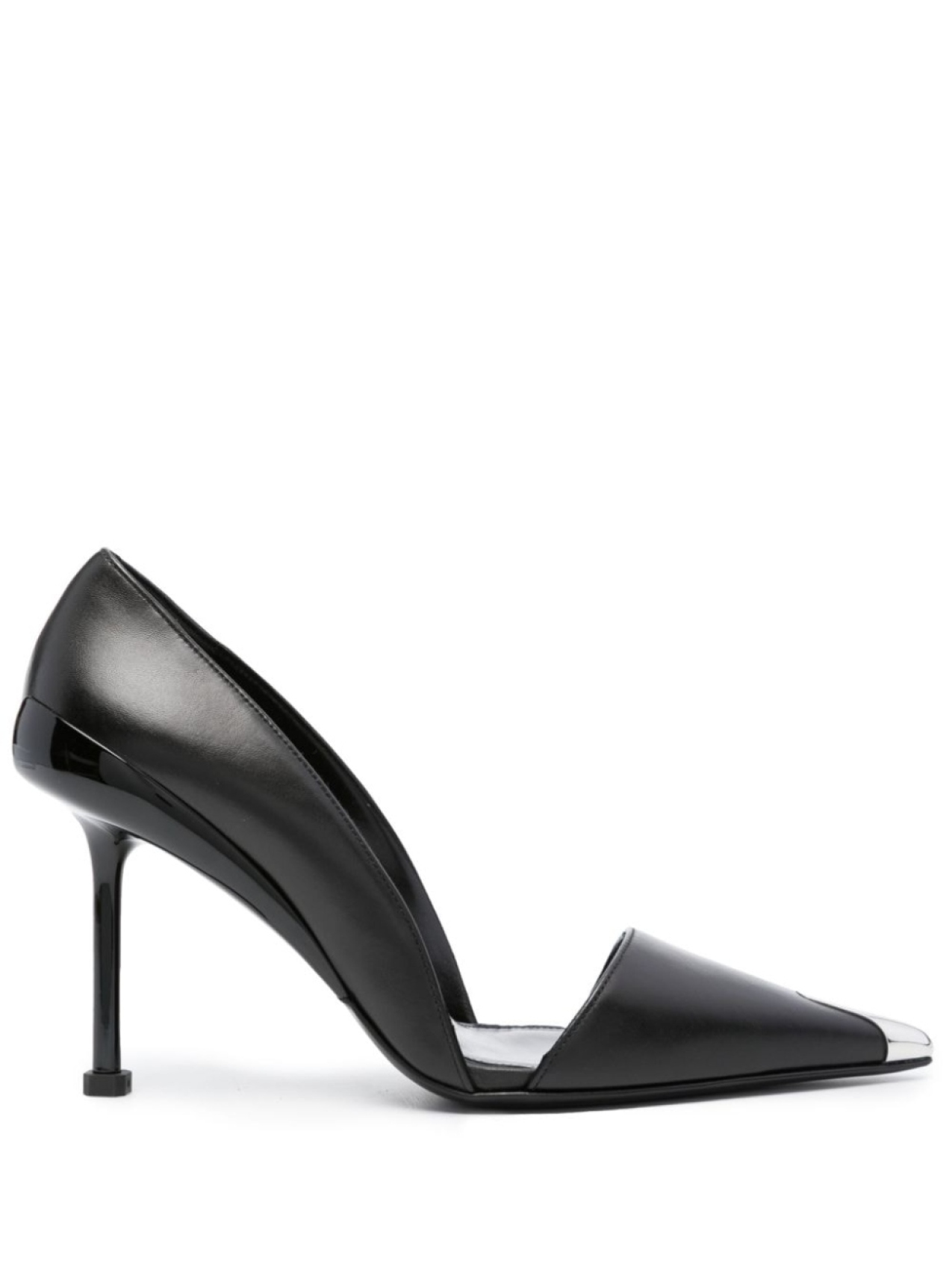 

Alexander McQueen Punk 105mm leather pumps, черный