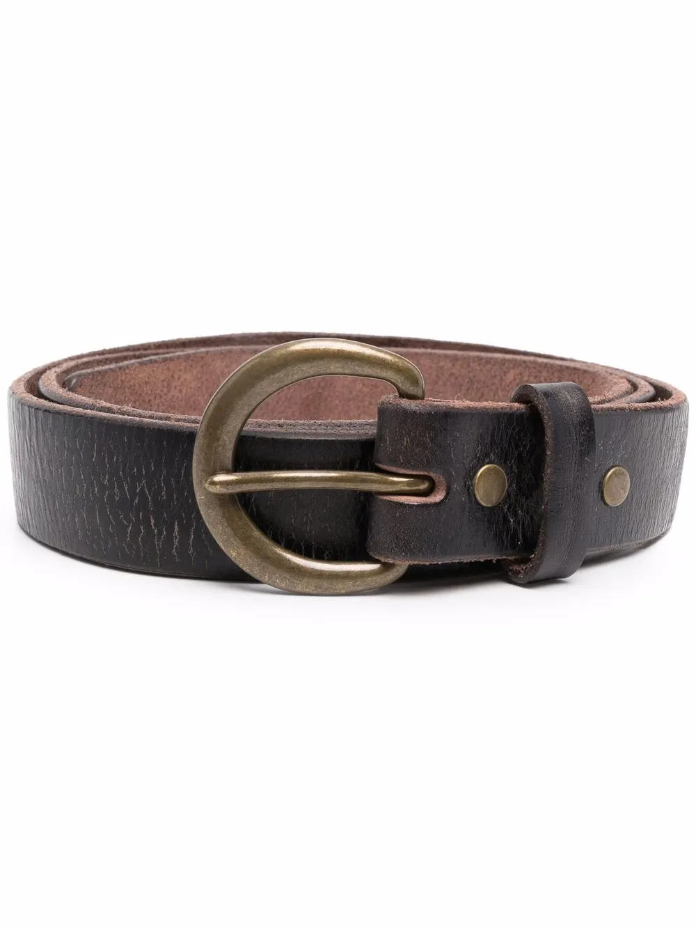 

Ремень с пряжкой Ralph Lauren RRL, коричневый
