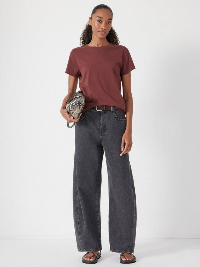 

Короткий рукав хлопковая футболка HUSH