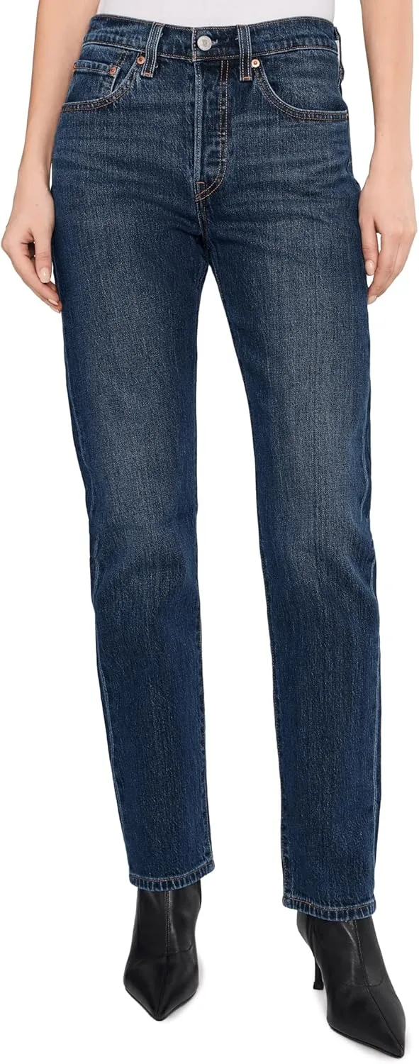 Levi's женские джинсы 501 Original Fit (также доступны в размерах Plus), (New) Believe Not (Shrink-To-Fit - Stretch)