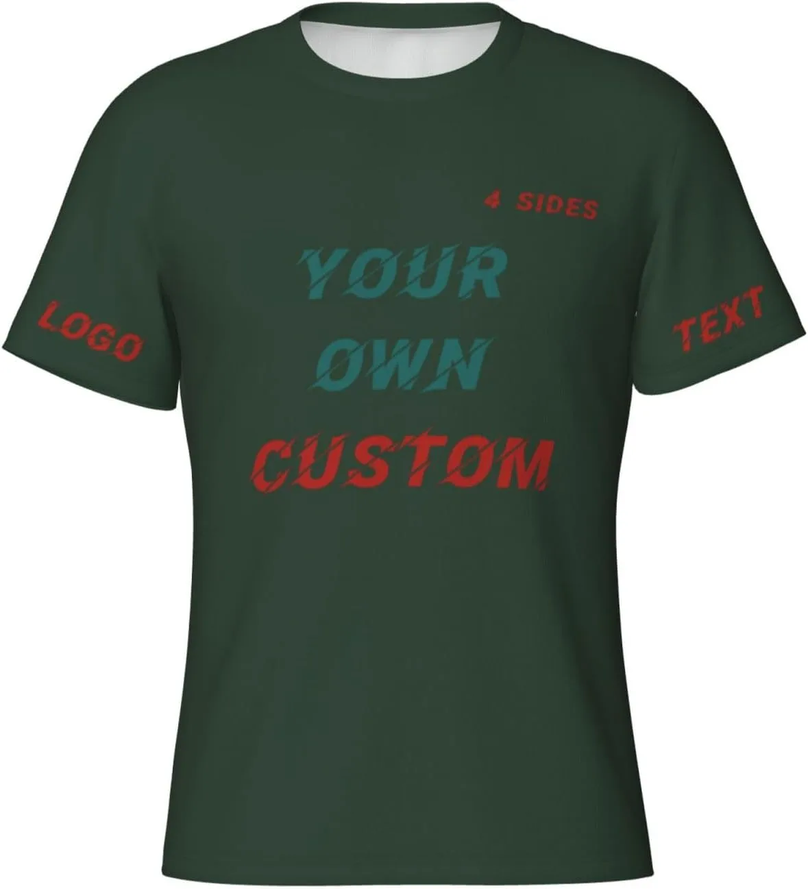 

Футболка Custom с принтом на 4 сторонах