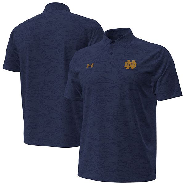 

Мужская поло Notre Dame Fighting Irish Drive Camo Jacquard в темно-синем цвете Under Armour