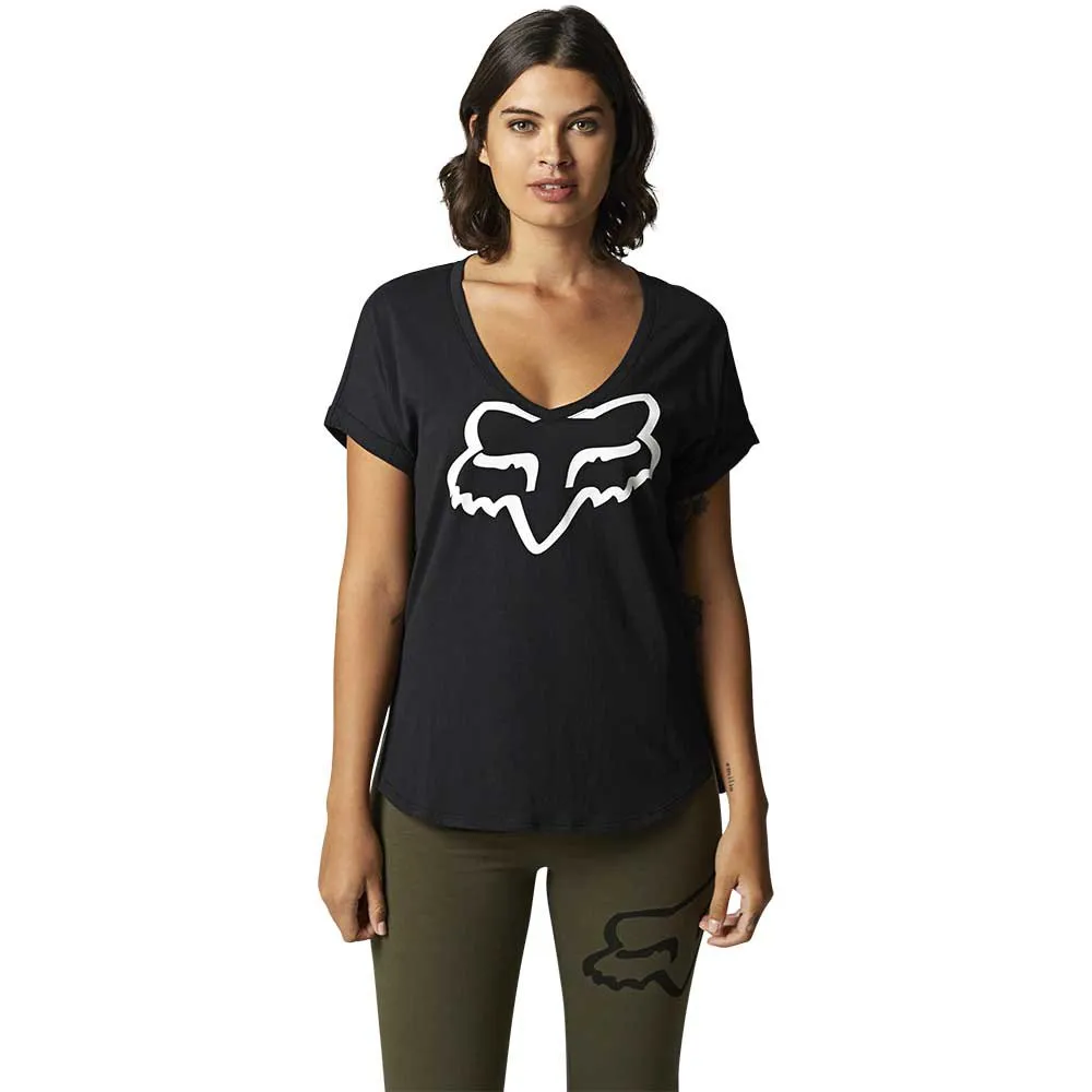 

Футболка Fox Racing Boundary short sleeve v neck, черный