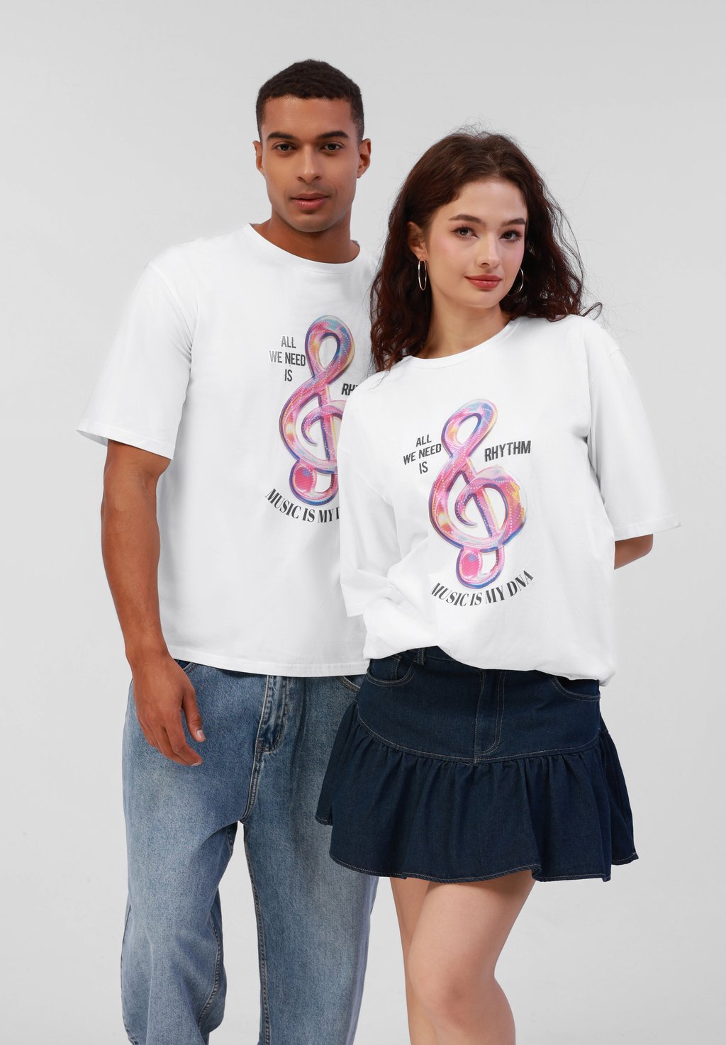 

Футболка с принтом UNISEX YOURTURN, белый