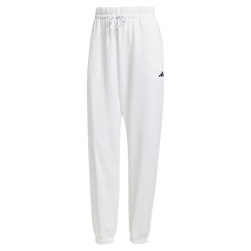 Джоггеры adidas Essentials Small Logo French Terry Cuffed, белый — фото 3