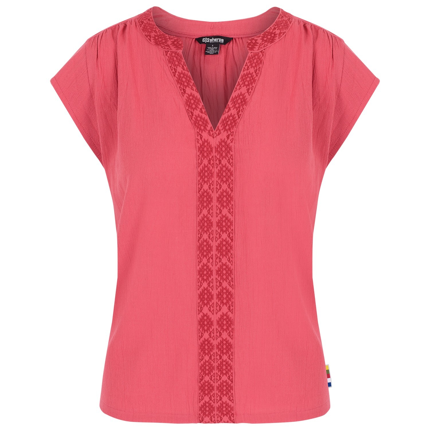 

Топ Sherpa Women's Hara Cap Sleeve, цвет Light Mineral Red