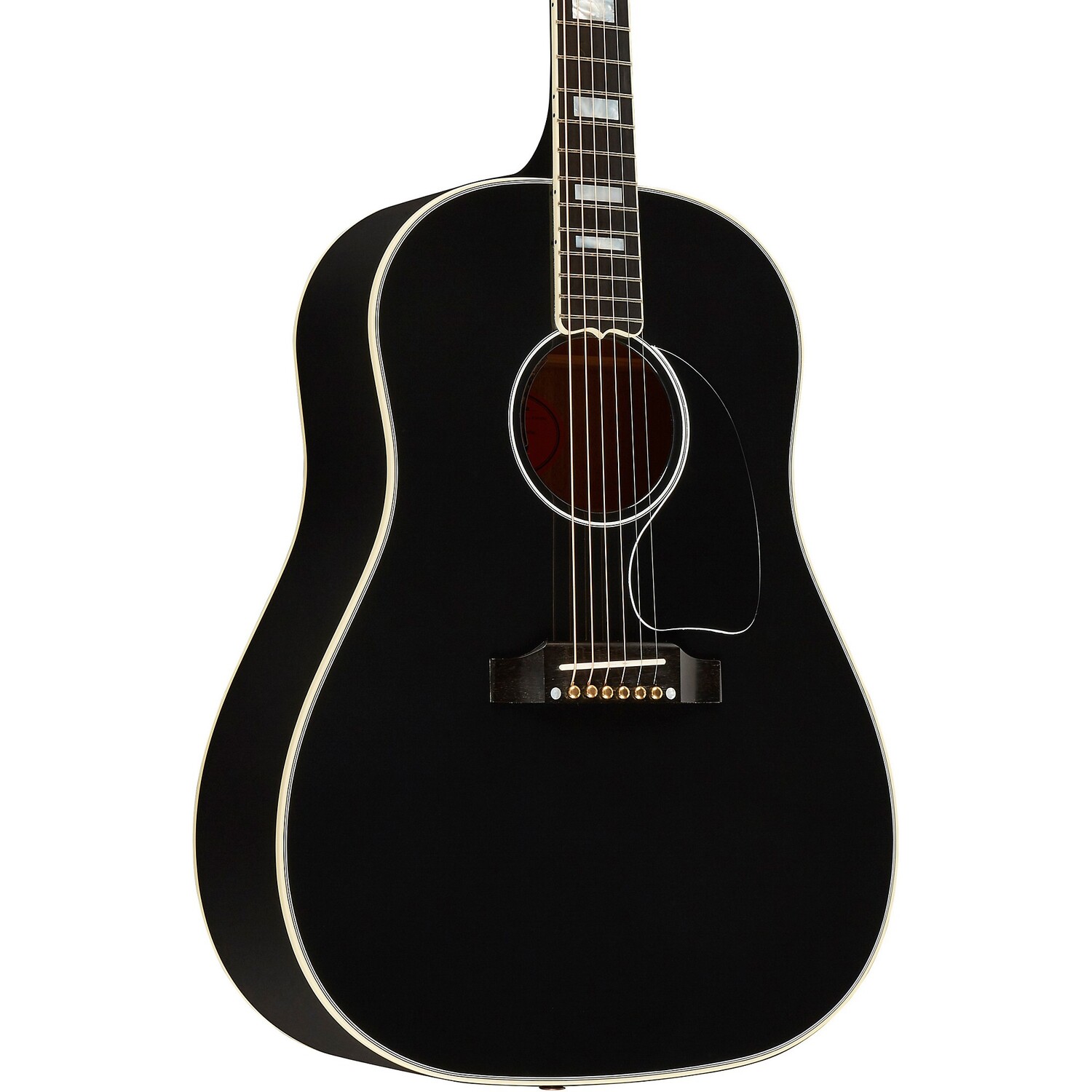 

Акустически-электрическая гитара Gibson J-45 Custom черного цвета