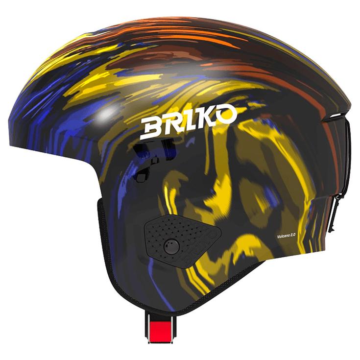 

Шлем Вулкан 2.0 с графикой блестящий кобальтово-синий, желтый, оранжевый, черный - s Briko