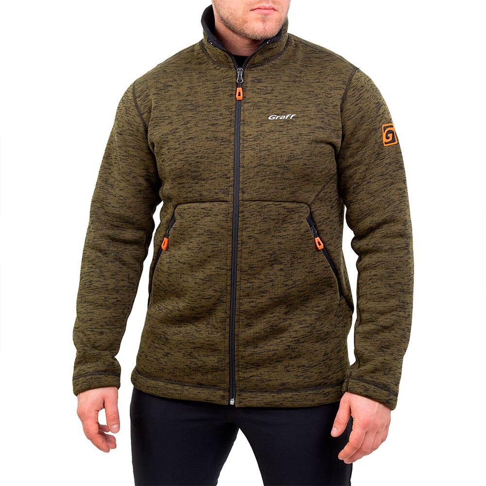 

Толстовка Graff Outdoor Warm Full Zip, зеленый