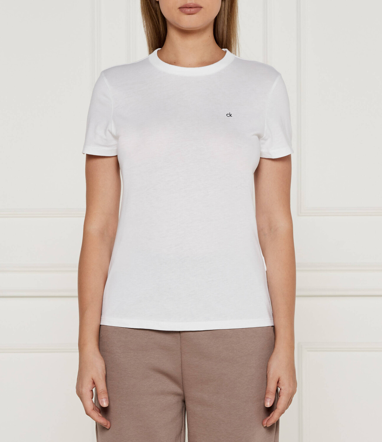 

Футболка Calvin Klein Slim Fit, белый