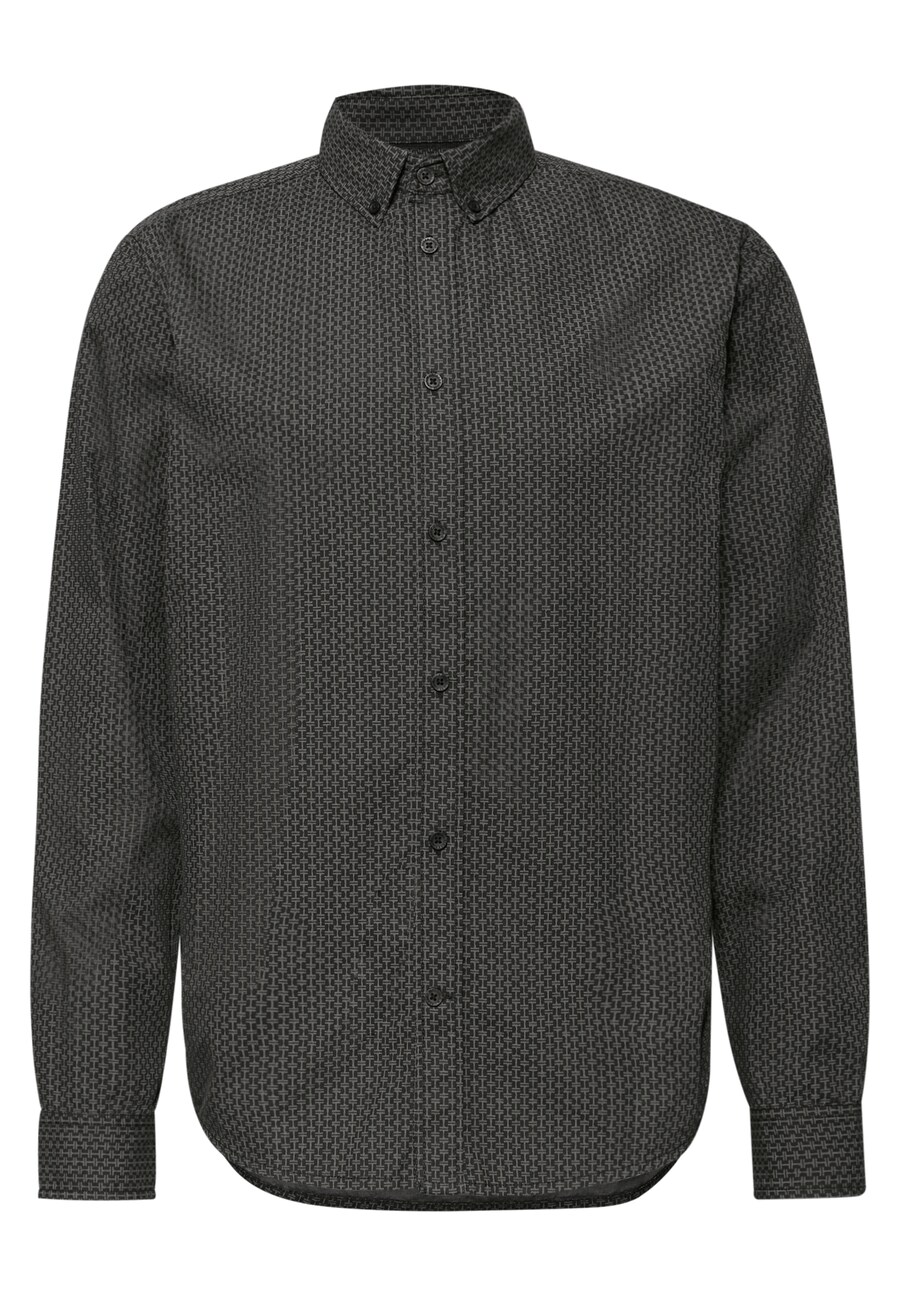 

Рубашка на пуговицах классического кроя Street One MEN, черный