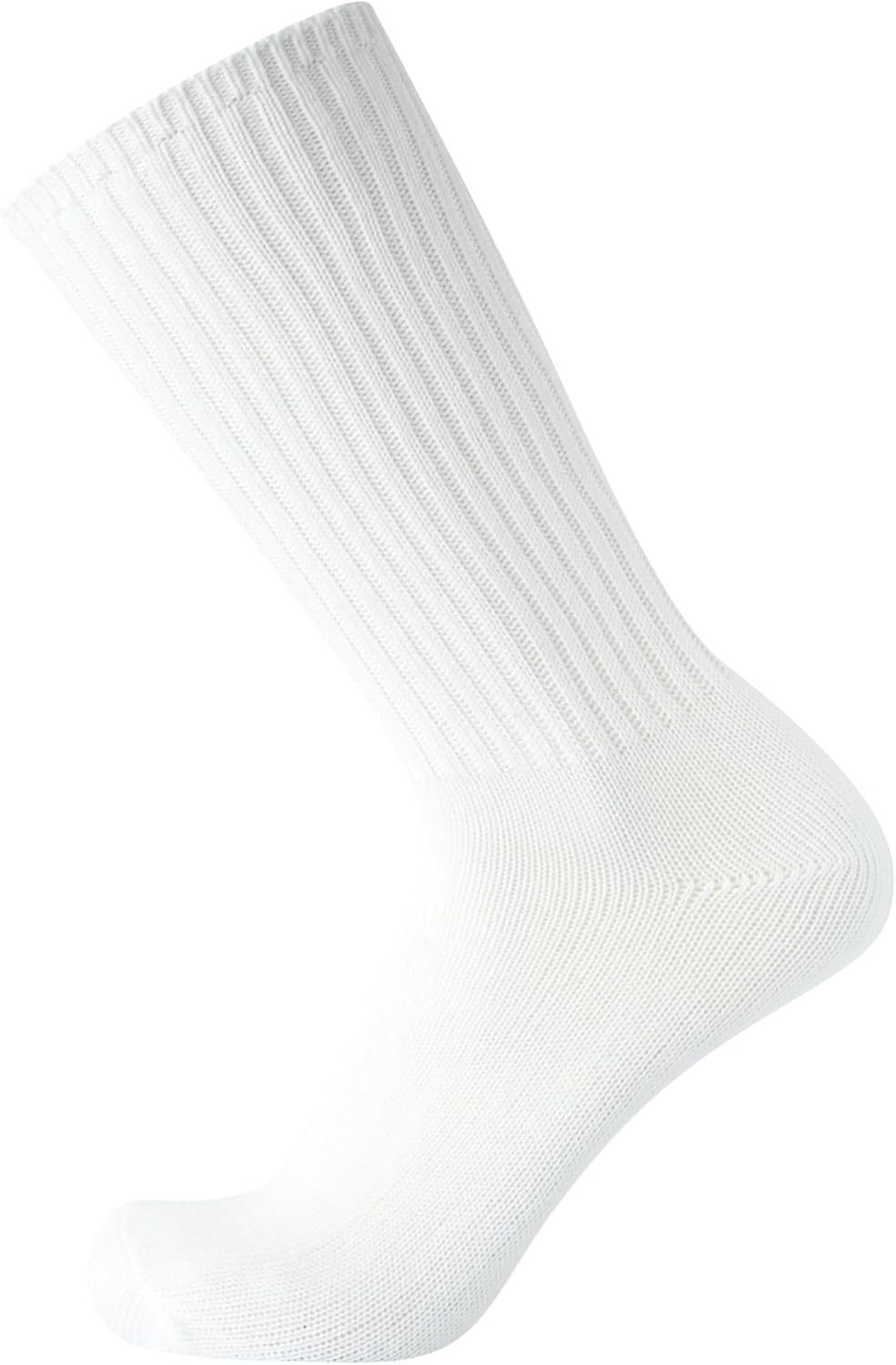 Мужские носки Calvin Klein Crew Socks - 8 пар легких спортивных носков из хлопковой смеси длиной до щиколотки для мужчин (размеры 7-12), Premium White — фото 4