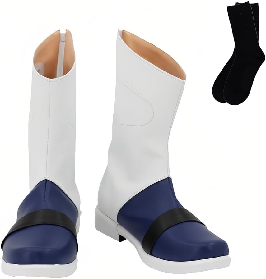 

Косплей-костюм Дарлинг ин Фрэнксс 02 Зеро Ту с обувью для взрослых женщин, модные мультяшные сапоги, мужские туфли из PU кожи Tokisaki, темно-синий