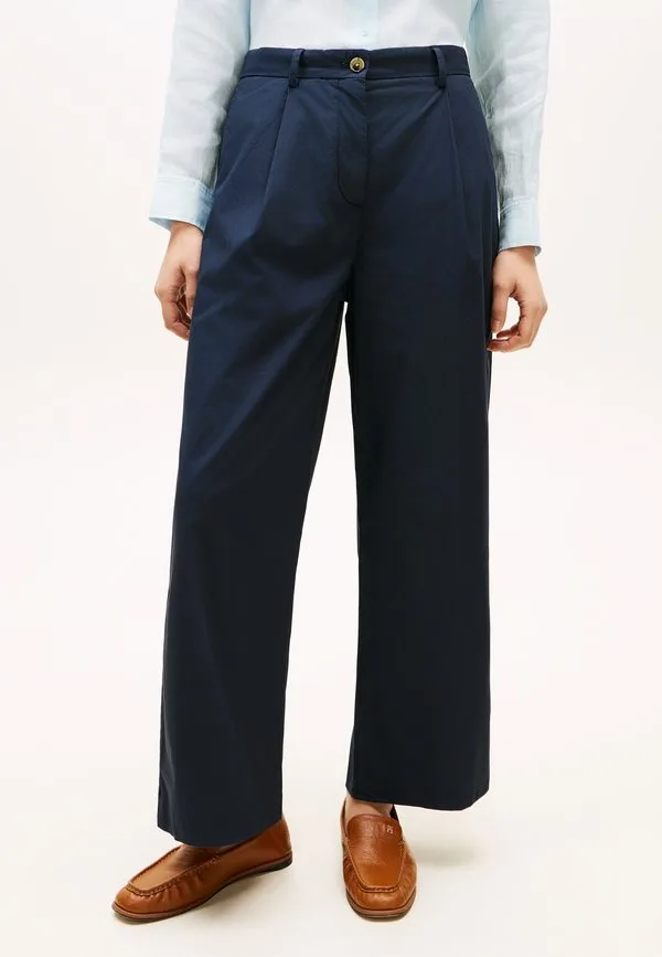 Выстиранные широкие брюки Tommy Hilfiger, Dark Night Navy