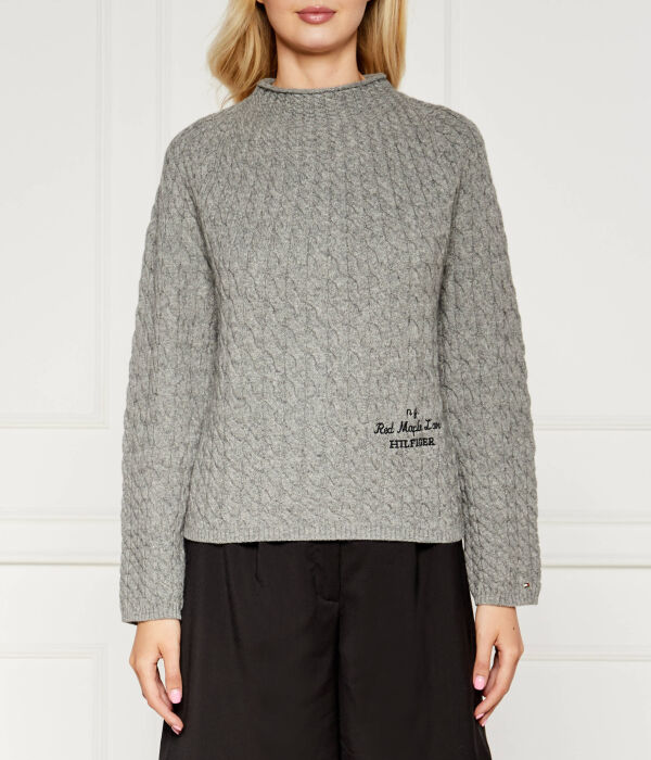 

Свитер шерстяной Tommy Hilfiger Regular Fit, серый