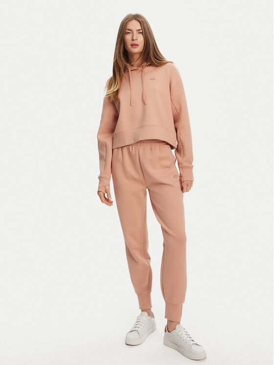 Толстовка Lacoste SF0281, свободного кроя, оранжевая — фото 2