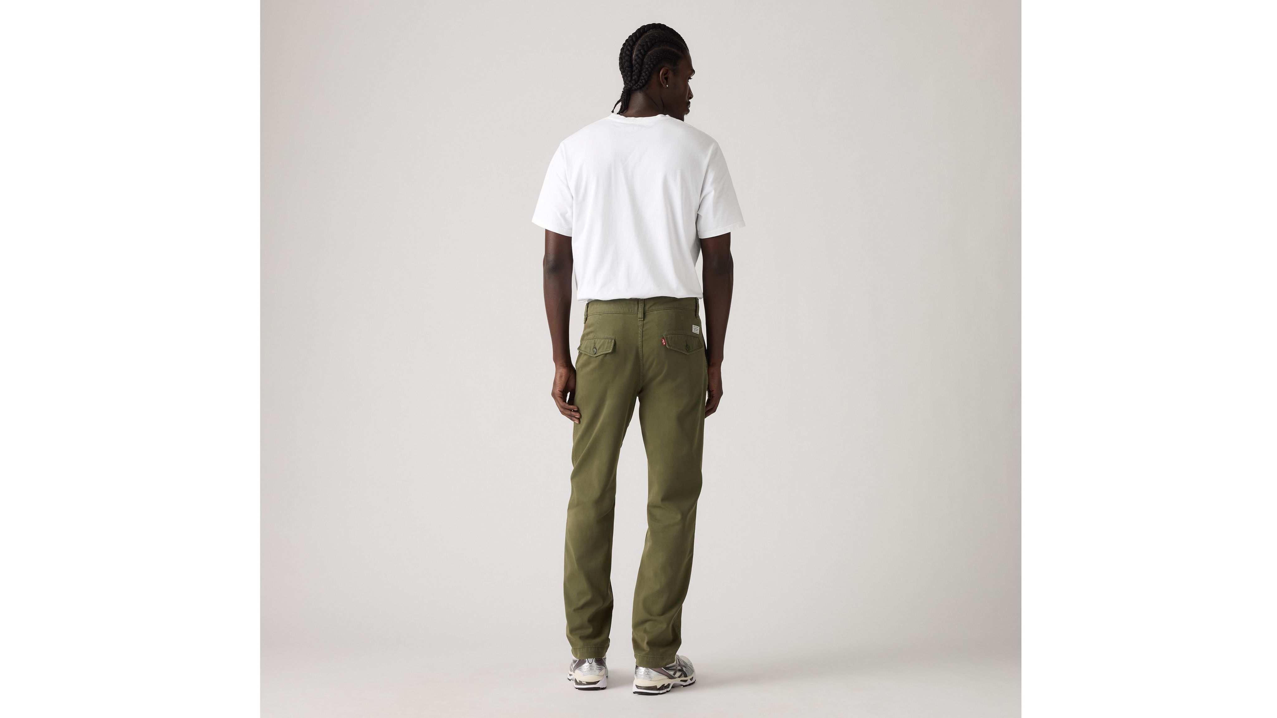 Мужские брюки Xx Chino Authentic свободного кроя Levi's, Olive Night - Green — фото 3