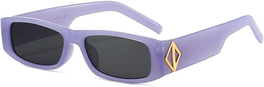 

Маленькие прямоугольные солнцезащитные очки для женщин, модные солнцезащитные очки для активного отдыха, женские очки с защитой от УФ-излучения UV400 MTZJH, C5