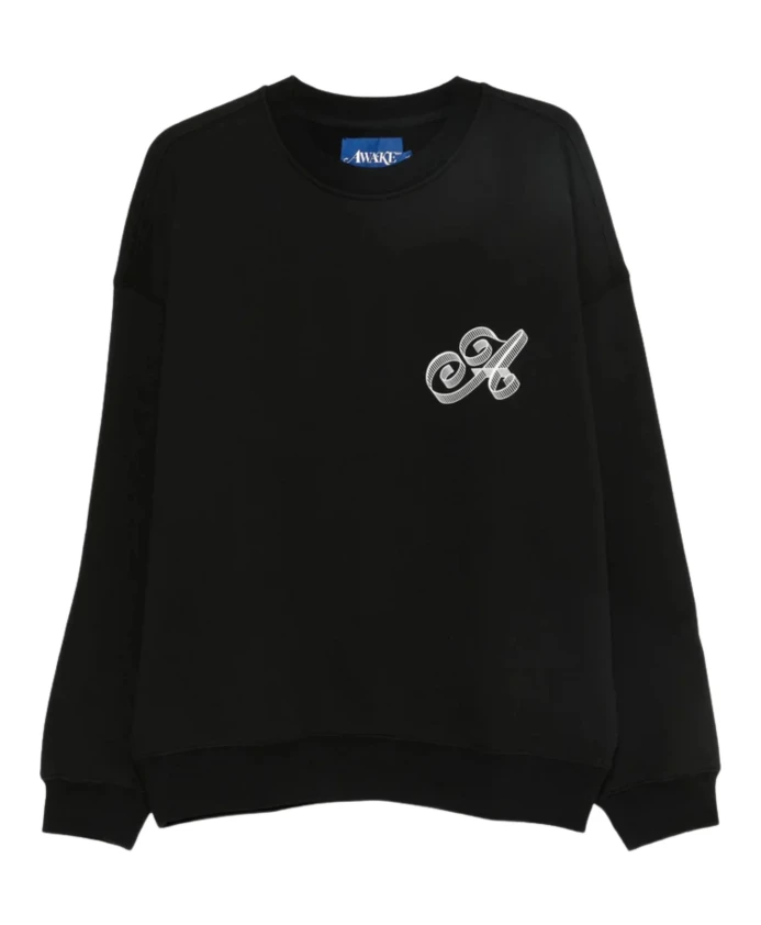 

Толстовка с круглым вырезом и надписью Awake Ny, черный