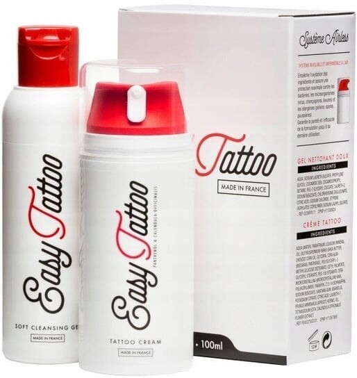 

Набор для татуировок Easytattoo, крем, 100 мл + гель, 125 мл Easy Tattoo