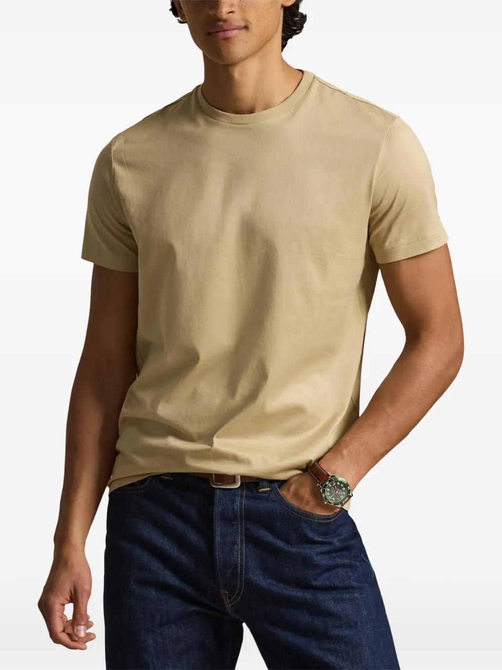 Футболка с круглым вырезом Polo Ralph Lauren, нейтральный — фото 3