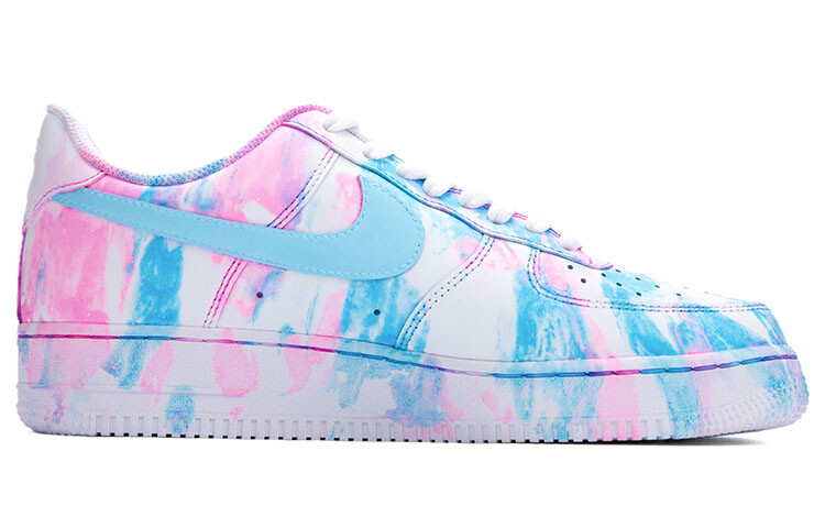 

Кроссовки Nike Air Force 1 Skateboard Shoes Men Low-Top White Pink/Blue
